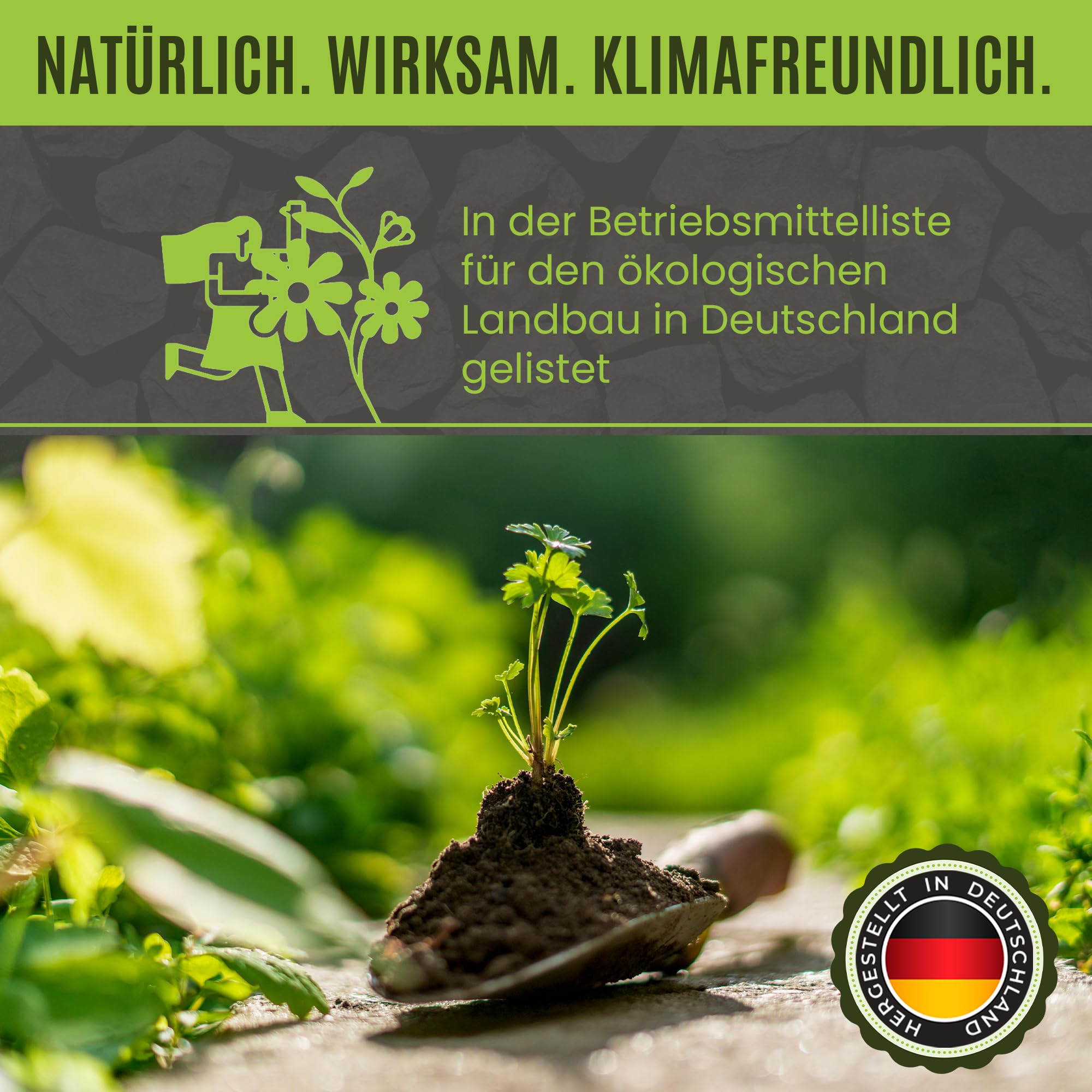 Premium Pflanzenkohle für Bodenverbesserung - Terra Preta - 1000 L