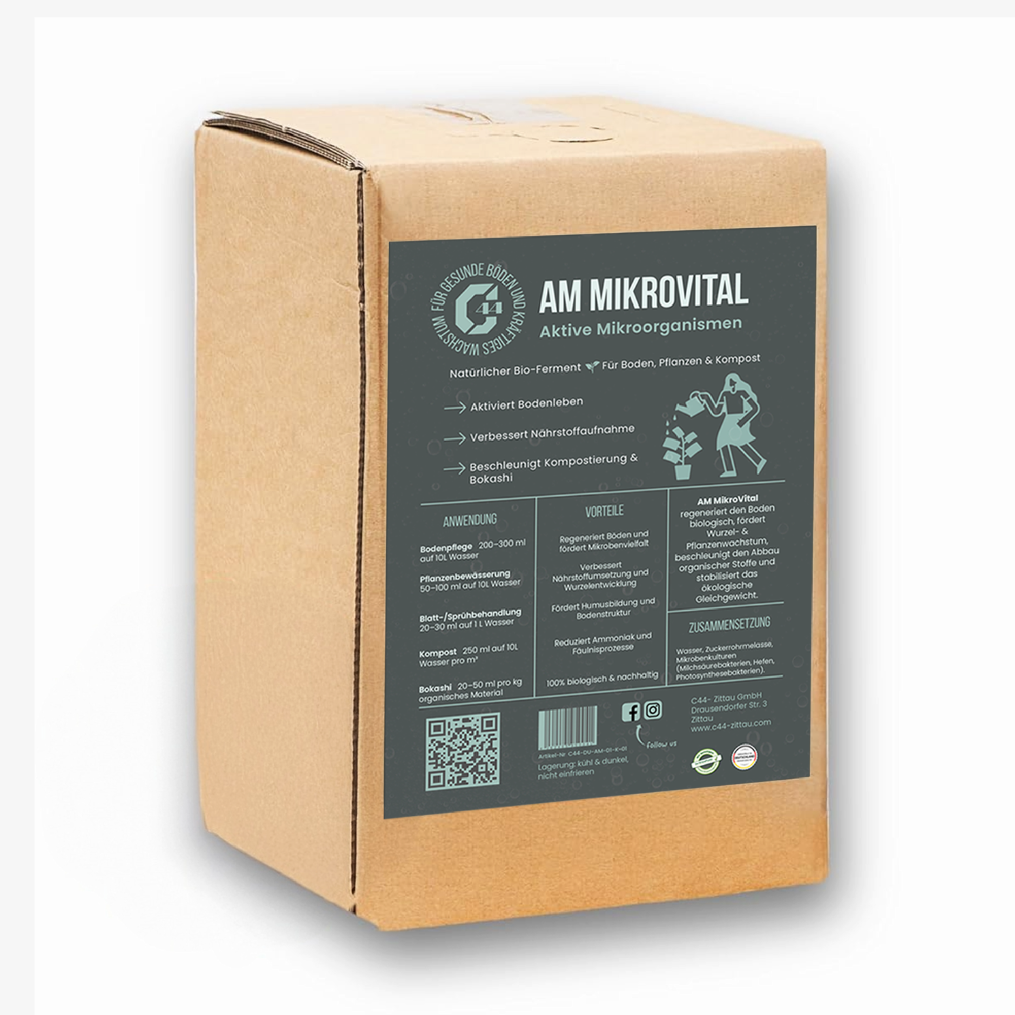 AM MikroVital – Aktive Mikroorganismen Bio-Ferment für Boden, Pflanzen & Kompost