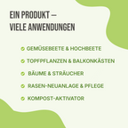 C44 Aktivierte Pflanzenkohle 5L | Bio-Bodenhilfsstoff | Sofort einsatzbereit