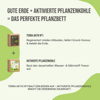 C44 Aktivierte Pflanzenkohle 5L | Bio-Bodenhilfsstoff | Sofort einsatzbereit