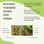 C44 Aktivierte Pflanzenkohle 5L | Bio-Bodenhilfsstoff | Sofort einsatzbereit