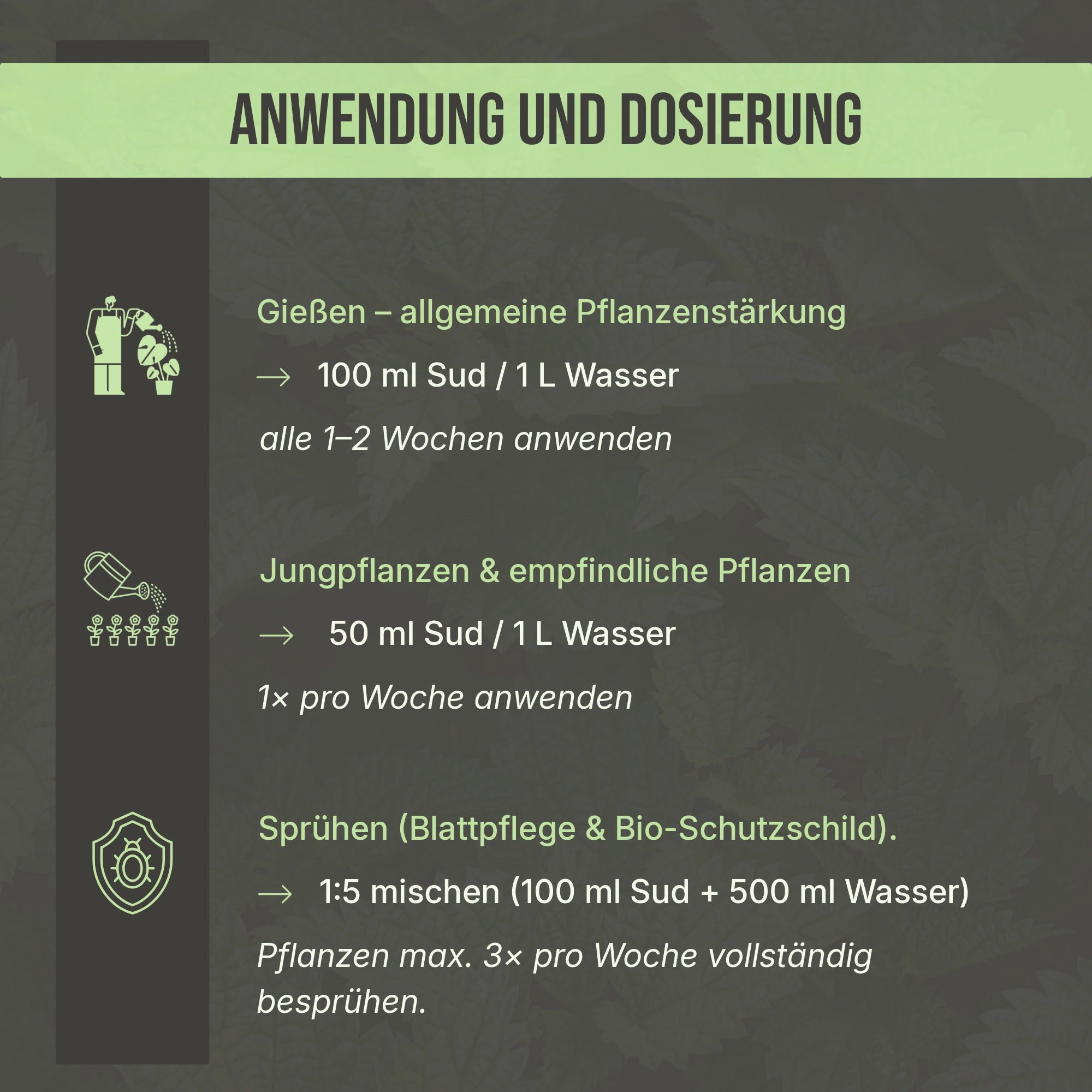 C44 Brennnesselsud Urticol | Natürlicher Bio-Dünger & Pflanzenstärkung