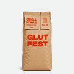 Glutfest Grillkohle – Holzkohle Buche & Eiche 20-80 mm, abgesiebt