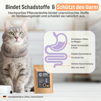 C44 Premium Futterkohle für Katzen | Darm-Balance & Entgiftung
