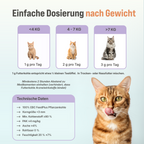 C44 Premium Futterkohle für Katzen | Darm-Balance & Entgiftung
