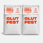 Glutfest Restaurant-Grillkohle – große Stücke 40-120 mm für Kamado, Smoker und lange sessions