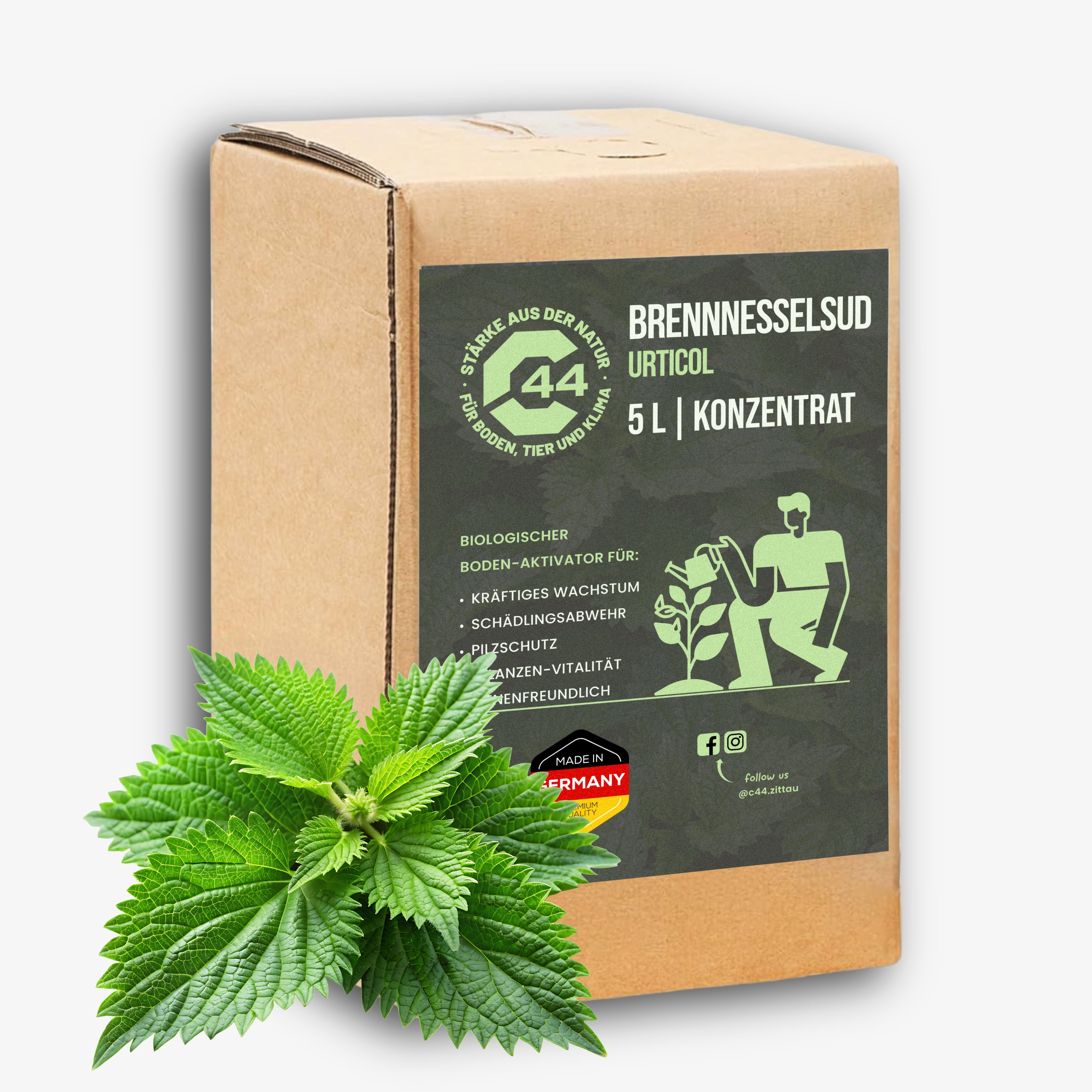 C44 Brennnesselsud Urticol | Natürlicher Bio-Dünger & Pflanzenstärkung