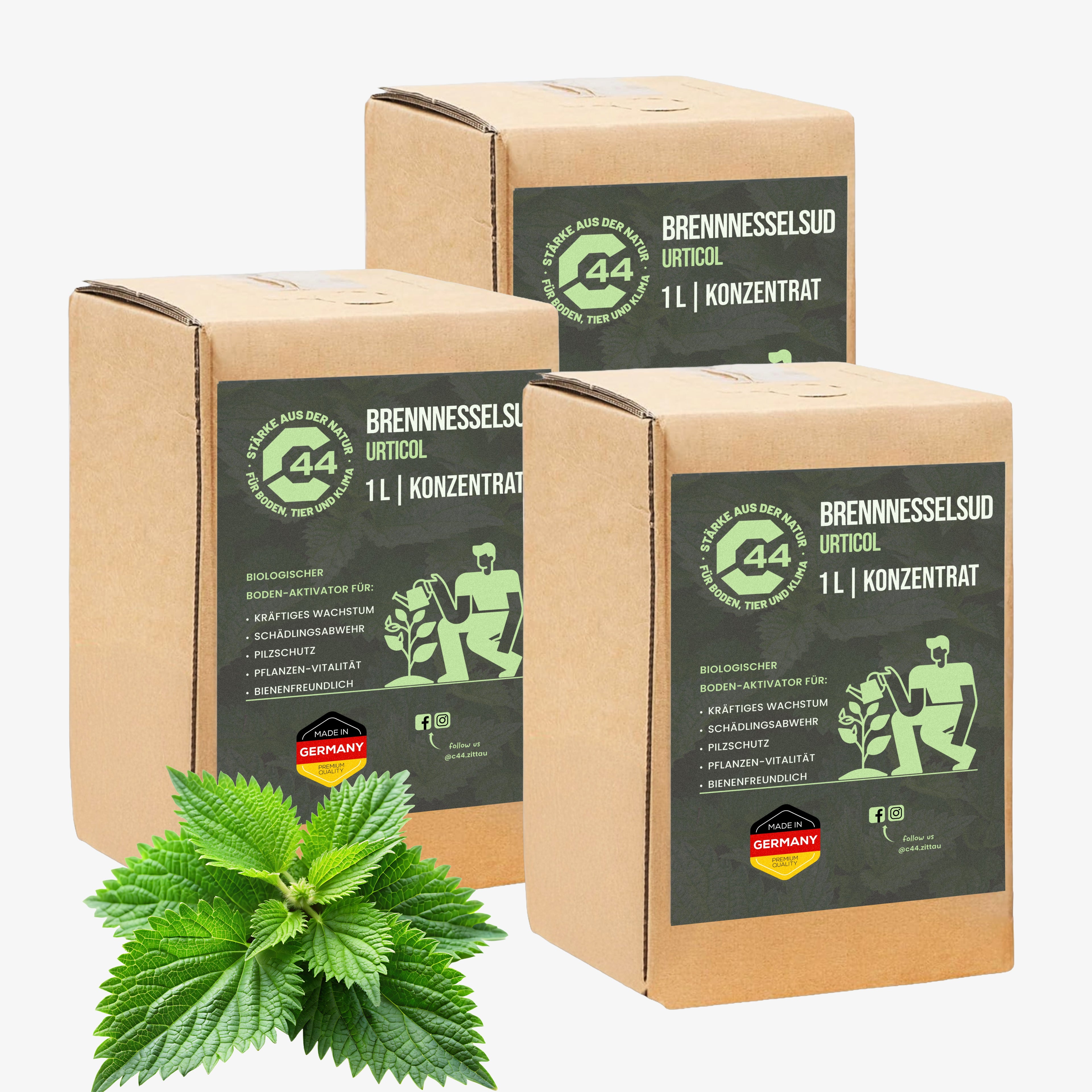 C44 Brennnesselsud Urticol | Natürlicher Bio-Dünger & Pflanzenstärkung