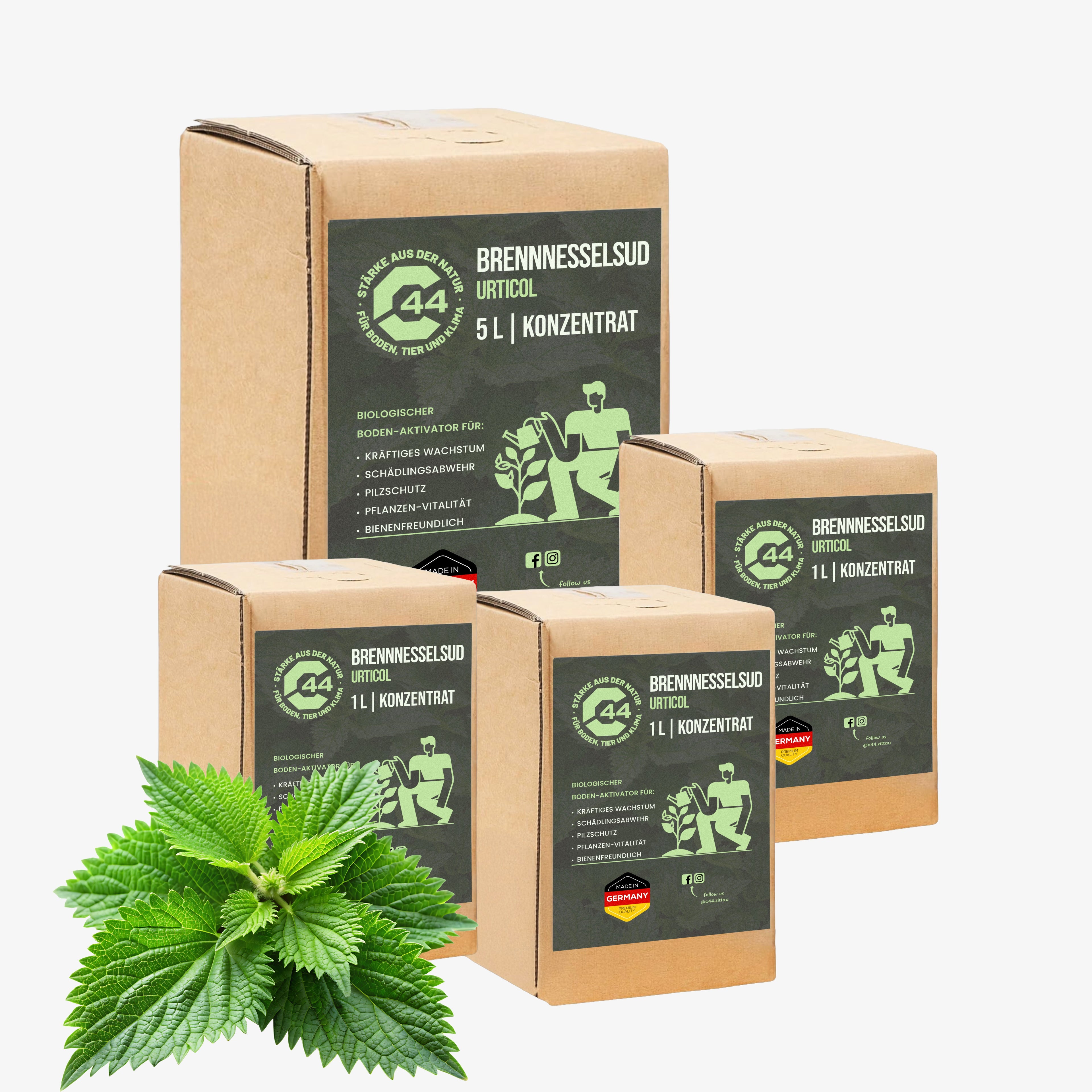 C44 Brennnesselsud Urticol | Natürlicher Bio-Dünger & Pflanzenstärkung