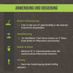 C44 Terra Carbon 50/50 | Bio-Bodenaktivator mit 50% Pflanzenkohle – 20L