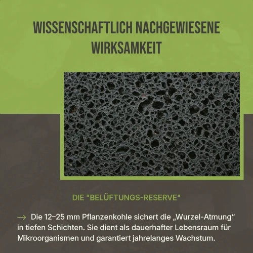 Wissenschaftlich bestätigt: Laborgeprüfte Zusammensetzung für professionelle Ansprüche im Gartenbau.