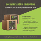 Das Profi-Set: Terra Aktiv No. 3 in Kombination mit C44 Pflanzensubstrat Grob