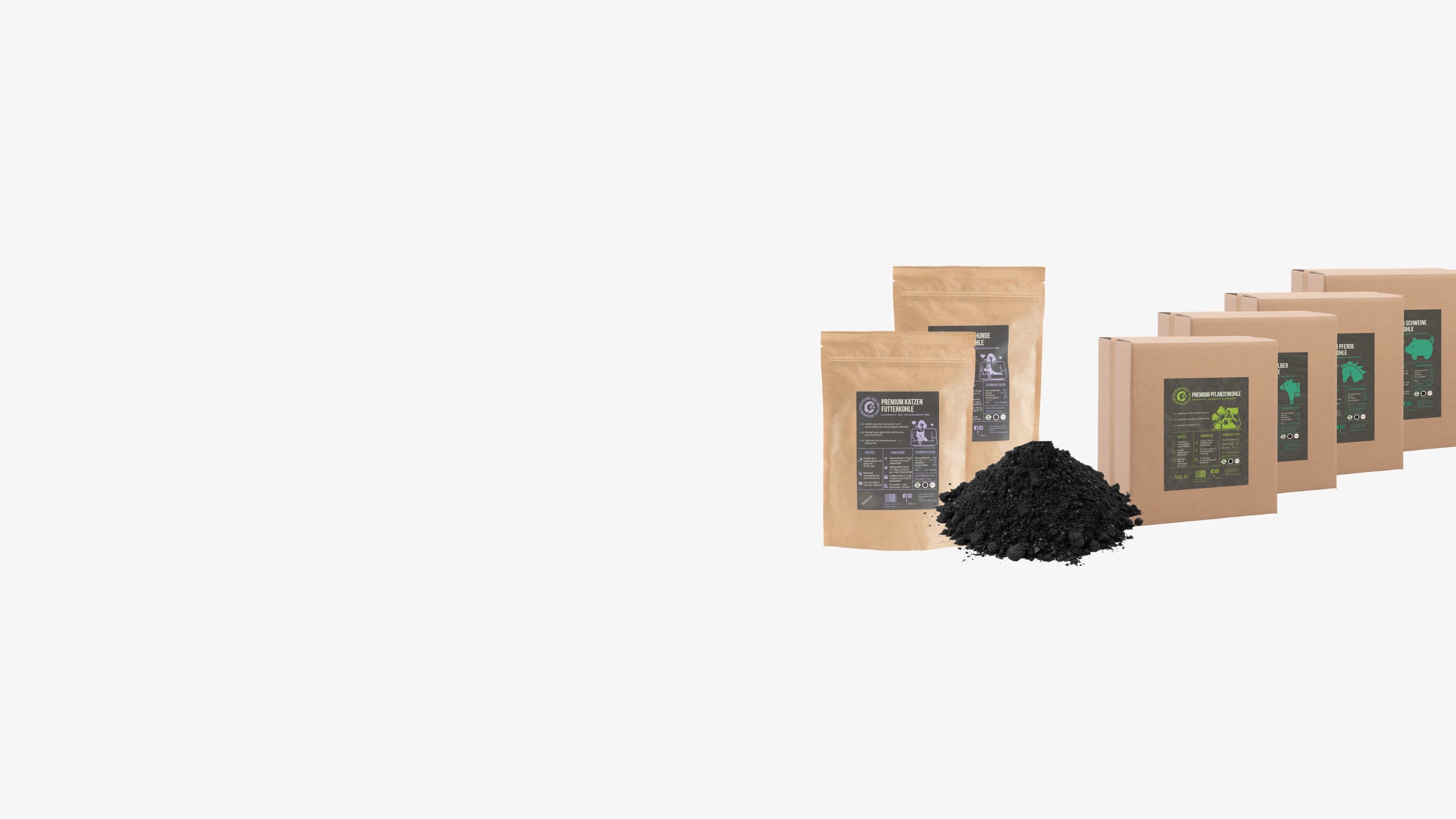 Pflanzenkohle, Futterkohle kaufen