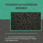 Wissenschaftlich geprüft: Zertifizierte Reinheit und Qualität der C44 Futterkohle für maximale Sicherheit.